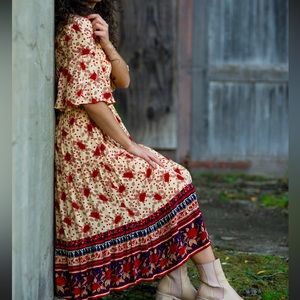Gorgeous anthro dress midi